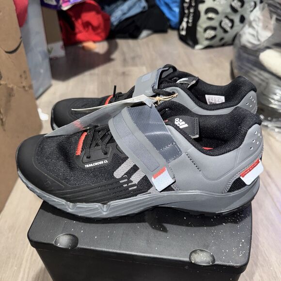 Adidas 5.10 Trailcross Clip-in Cycling Shoes Black Gray GZ9840 Women's Size 7.5* - Picture 3 of 6